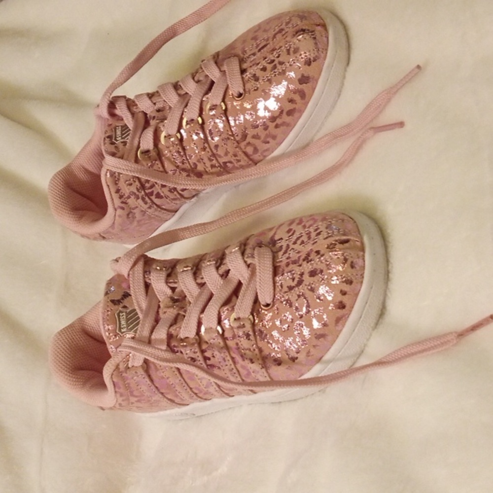 K-SWISS Pink Tie up Sneakers